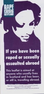 New leaflet : rape & sexual assault abroad