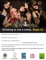 Drinking is not a crime: Rape is