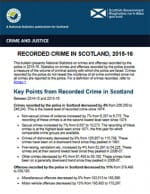 Record levels of sexual crime in Scotland